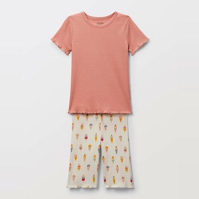 Lot de 2 pyjamas shorts imprimé en jersey coton BIO GOTS MONOPRIX