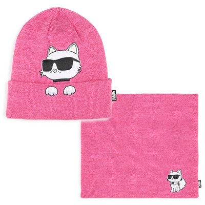 Ensemble bonnet et tour de cou KARL LAGERFELD KIDS