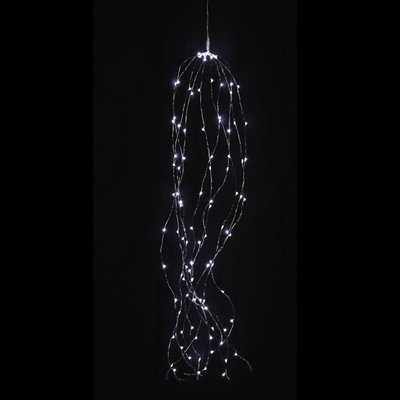 Guirlande spirale 10 blanches Led DOUCEUR D'INTÉRIEUR