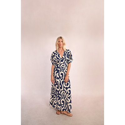 Robe longue imprimée manches courtes MOLLY BRACKEN