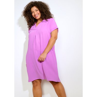Robe fluide à col polo LOLALIZA