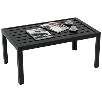 Table basse Acier Noir OUTSUNNY