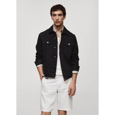 Veste en jean noir homme La Redoute