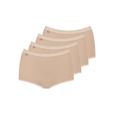 Confezione da 3 + 1 in omaggio maxi slip Basic SLOGGI