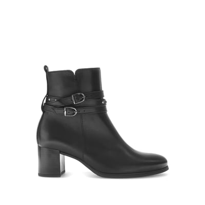 Bottines élégantes en cuir à talon décroché GABOR