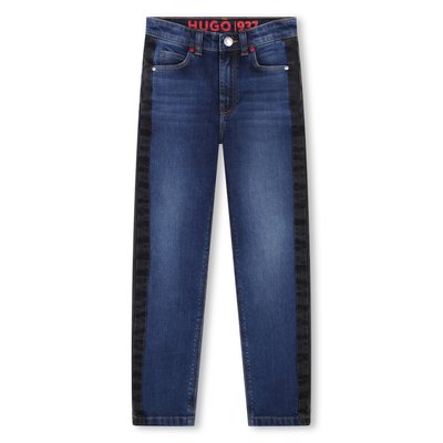 Jean avec empiècements côtés HUGO KIDSWEAR