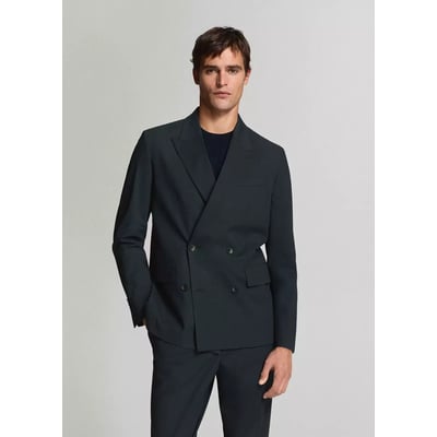 Veste de costume Boston coupe regular croisée MANGO MAN