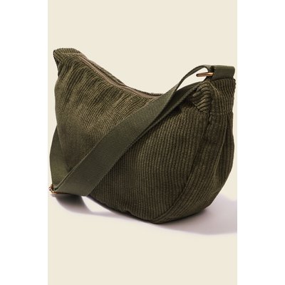 Sac demi-lune velours côtelé BONOBO
