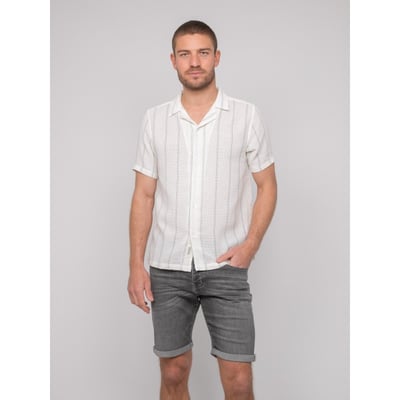 Chemise Manches Courtes Rayures Dermunik RITCHIE