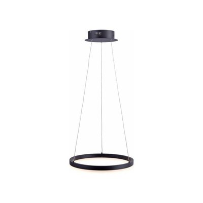 Lustre Led Rond Gris Anthracite Dimmable Justine MILLUMINE