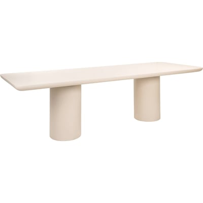 Table de repas rectangulaire en ciment RECOLLECTION