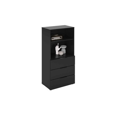 Commode 2 niches 3 tiroirs TERRE DE NUIT
