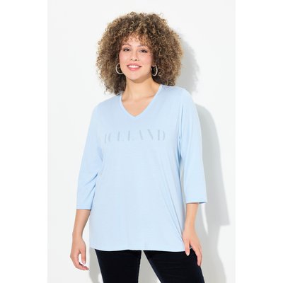 T-shirt imprimé. Coupe Classic Fit. Col en ULLA POPKEN