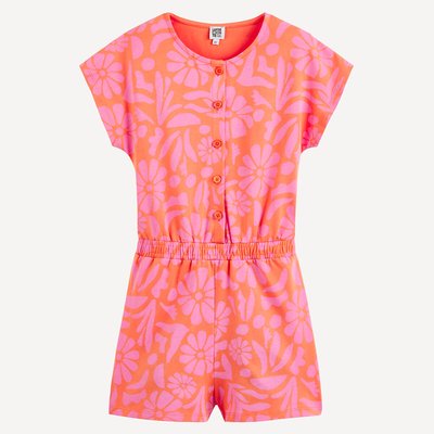 Tuta corta, motivo a fiori LA REDOUTE COLLECTIONS