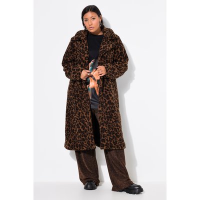 Manteau en polaire bouclée. Col à revers. STUDIO UNTOLD