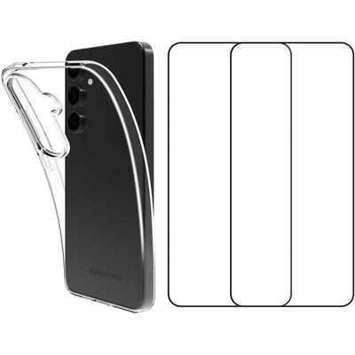 Pack Samsung S25+ Coque + verre trempé ESSENTIEL B