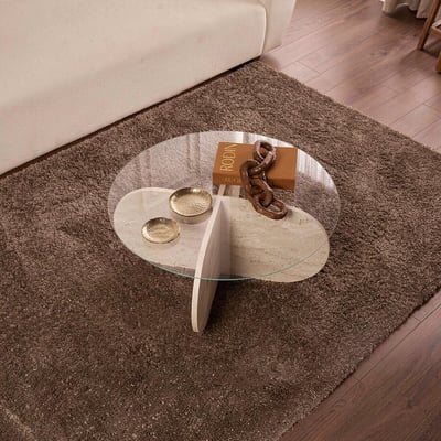 Кофейный столик со столешницей из закаленного стекла, Aeris / Аэрис SO'HOME