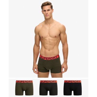 Lot de trois boxers en coton bio SUPERDRY