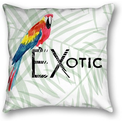 Coussin garni imprimé Ara C DESIGN HOME TEXTILE