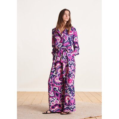 Pantalon fluide à imprimé cachemire LA FEE MARABOUTEE