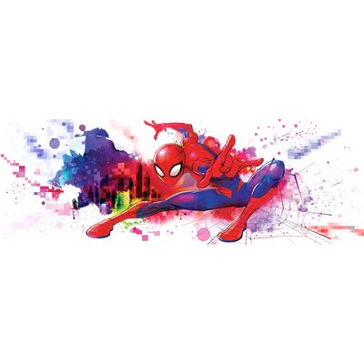 Papier peint  Komar - Spider-Man Graffiti Art - 368 x 127 cm HEXOA