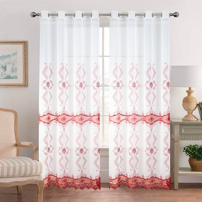 Paire de voilage au style oriental HOME MAISON