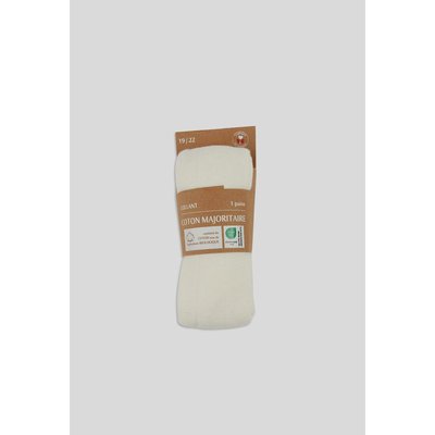 Paire de collant en coton BIO, certifiée Oeko-Tex BOUT'CHOU