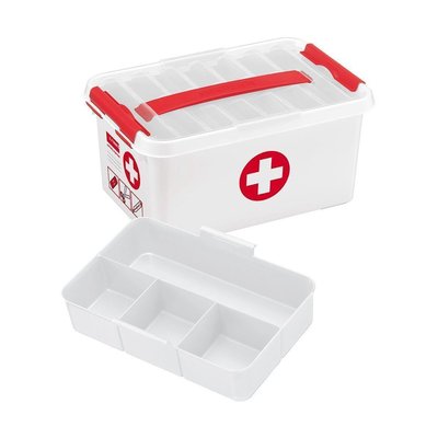 Boite à compartiments 1er Secours Q-line 6 litres JARDINDECO