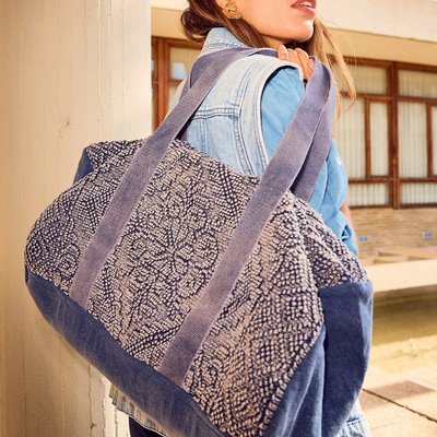 Sac polochon brodé PROMOD