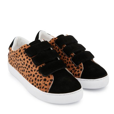 Baskets en tissu Edith Leopard BONS BAISERS