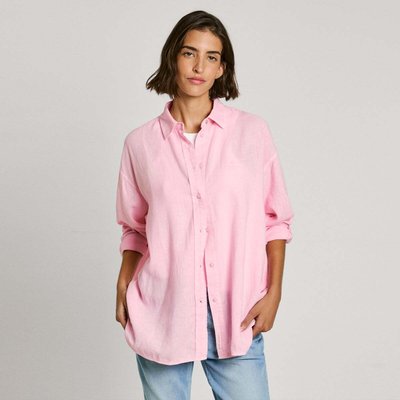 Chemise Coupe Decontractée À Logo Brodé PEPE JEANS