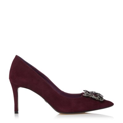 Escarpins à talon mi-haut avec broche ornée de bijoux fantaisie - BETTI DUNE LONDON