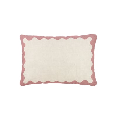 Coussin rectangulaire en lin français VIBES NOBODINOZ