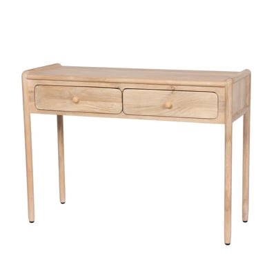 Console 2 tiroirs Alexie 110 cm en manguier naturel - ALEXIE AMADEUS