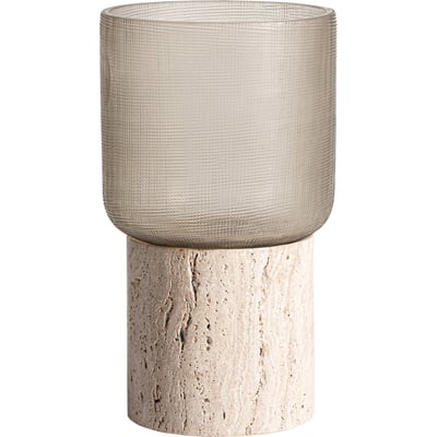 Porte-bougie en marbre collection jasha RECOLLECTION