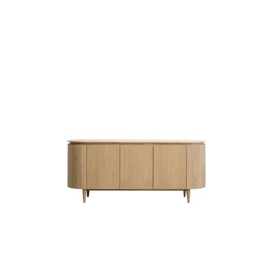 Buffet bas en placage 5 portes 180 cm, SORMIOU BOBOCHIC