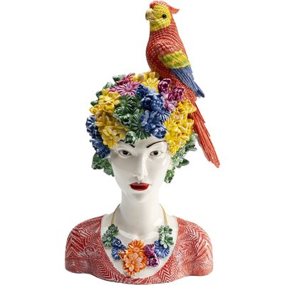 Déco femme fleurs perroquet KARE DESIGN