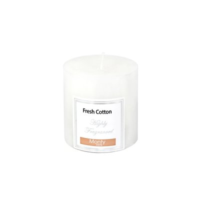 Bougie parfumée Fresh Cotton - 7x7cm WADIGA