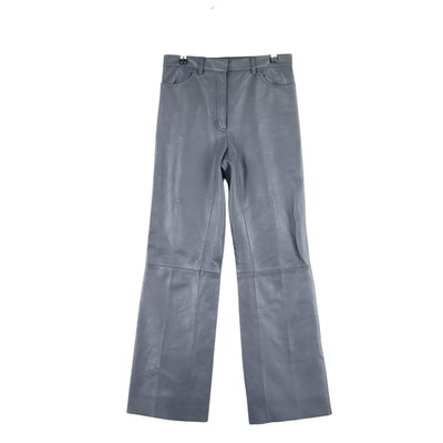 Pantalon droit en cuir - Très Bon État SANDRO