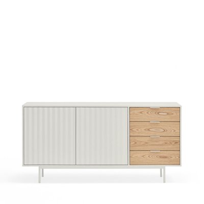 Buffet en bois 2 portes 4 tiroirs L159,2cm - SIERRA TEULAT