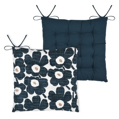 Galette de chaise motif fleuri LOVELY CASA
