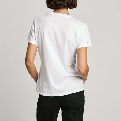 T-Shirt Coupe Regular À Logo Fleuri PEPE JEANS