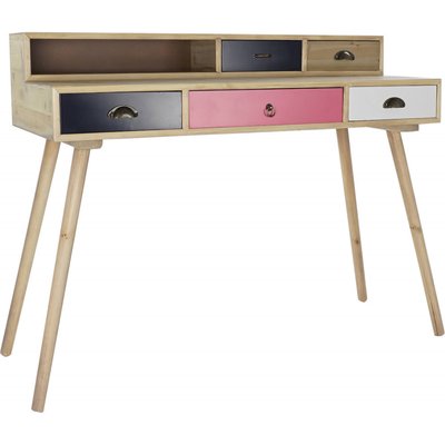 Bureau en bois avec tiroirs, Scandi RECOLLECTION