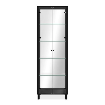 Vitrine de rangement avec miroir, 2 portes RAVEN PIER IMPORT