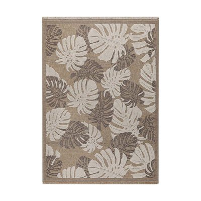Tapis intérieur extérieur aspect jute marron Tijuana 9062 170 x 120 cm JARDINDECO