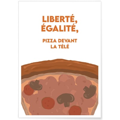 Affiche Liberté Égalité L'AFFICHERIE