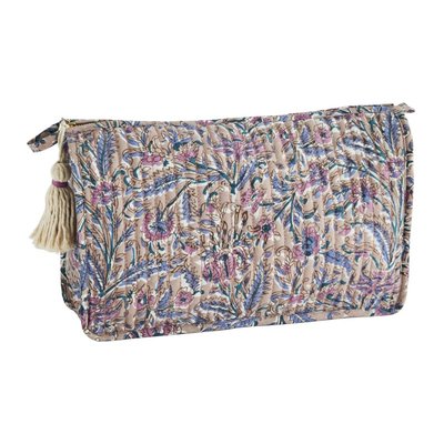 Trousse de toilette coton matelassé imprime floral MADAM STOLTZ