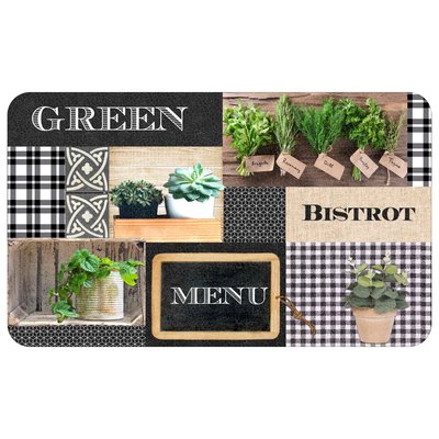 Tapis Modele Green Bistrot Menu DOUCEUR D'INTÉRIEUR