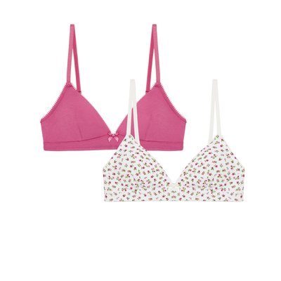 Lot de 2 brassières ados en coton COMFIZ UNDIZ