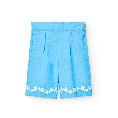 Pantalon en lin bicolour BOBOLI